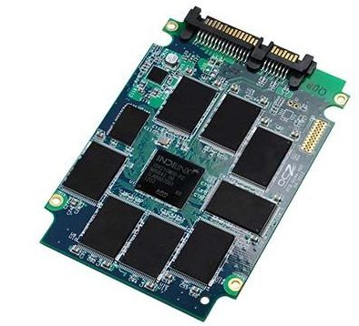 Controlador e memórias do SSD