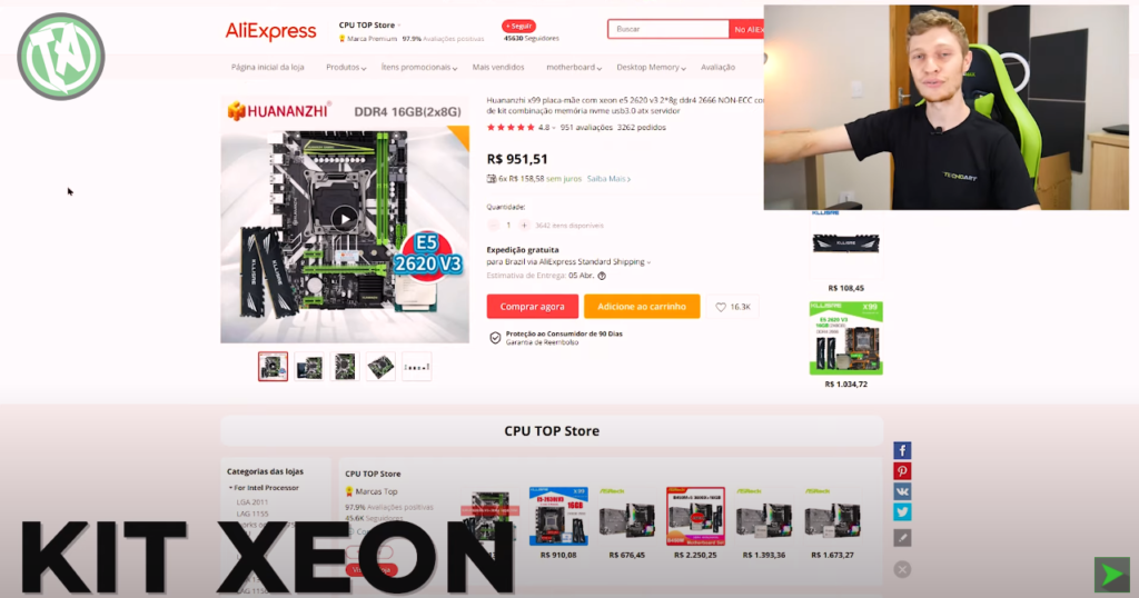 Kit Xeon faz muito sucesso